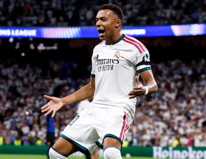Otro gol de Mbappé. Foto cortesía: Real Madrid.