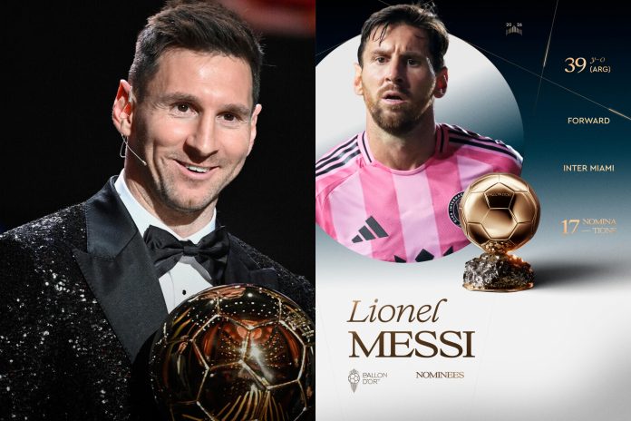 Otra nominación para Messi. Foto cortesía: Balón de Oro.