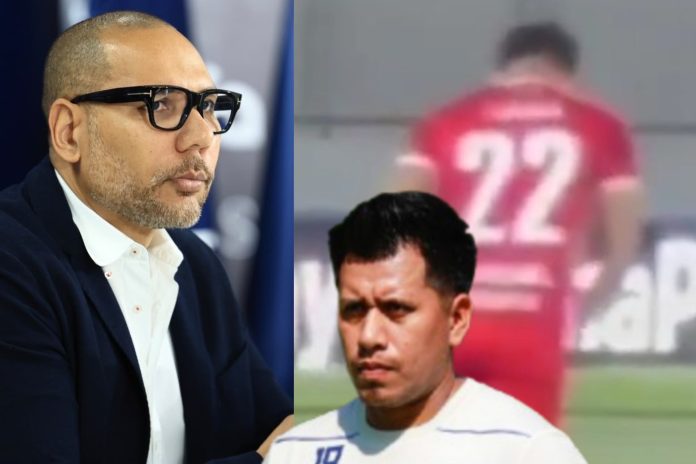 La Federación investigará a Rauda. Fotos cortesía: FESFUT y Alianza.