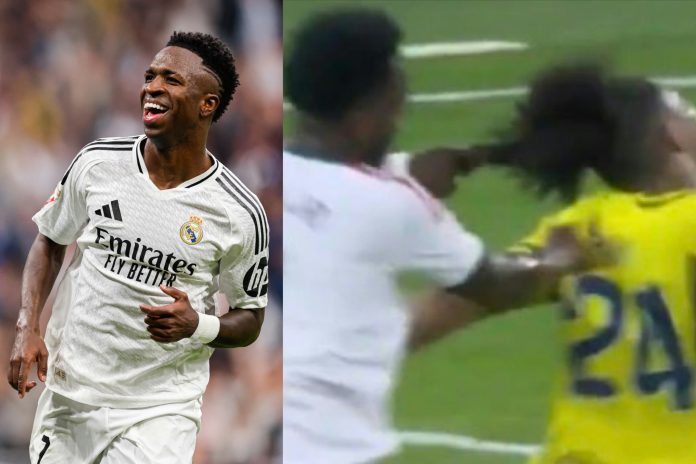 Vinicius se perderá el Clásico. Foto cortesía: Real Madrid y captura.